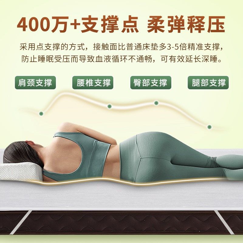 3D床垫软垫家用4d丝透气可水洗5d空气纤维丝垫薄款宿舍婴儿童床垫