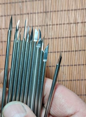 桃核刮刀 橄榄核雕万能刮刀 修光手刀 精修刀 微雕刻刀 刮痕修光