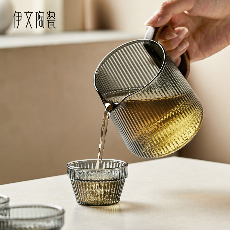 玻璃旅行茶具简约便携式快客杯个人专用随身包套装户外功夫泡茶壶