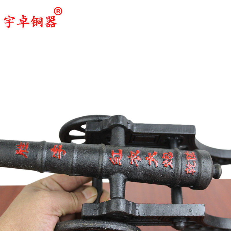 宇卓铜器铁炮康熙铁炮 顺治铁炮 乾隆铁炮 铁大炮 铸铁工艺品摆件