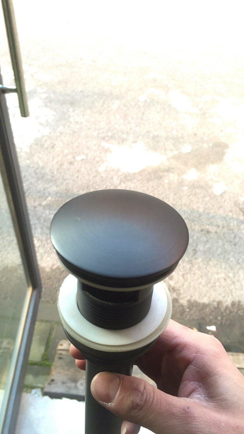 仿古全铜弹跳面盆下水器金色落水台盆洗手盆洗脸盆艺术盆配件通用