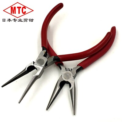 日本MTC进口5寸电工钳尖嘴钳6寸珠宝尖咀钳MTC-6 9 10 13