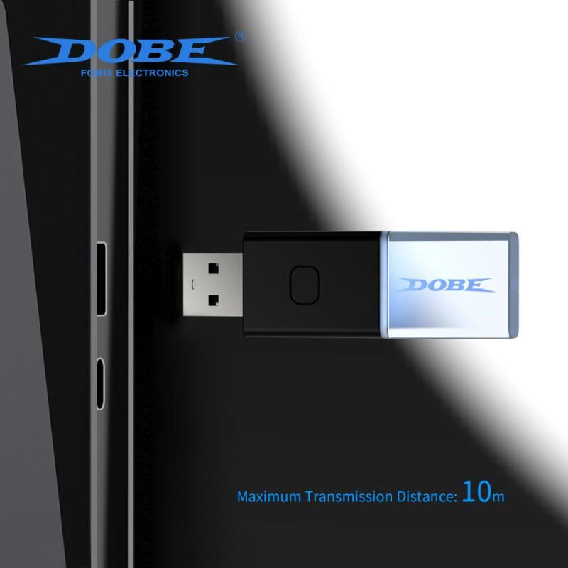 PS5/PS4/XboxOne S/NS Pro手柄转换器蓝牙适配器连接PC无线接收器