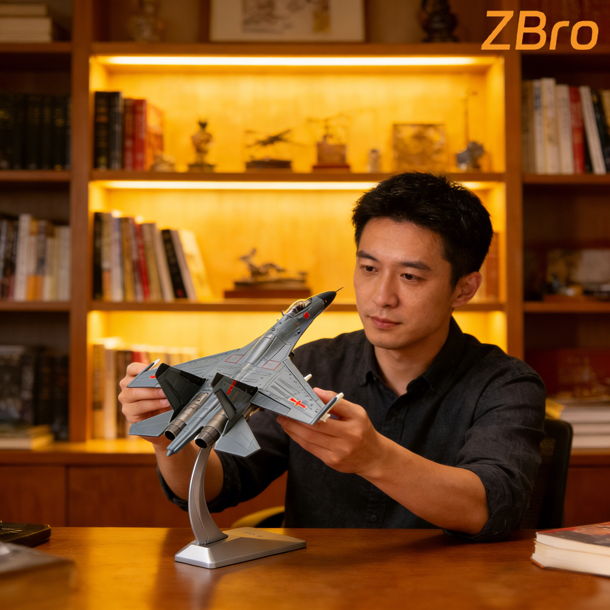 ZBRO148歼11B合金战斗机模型