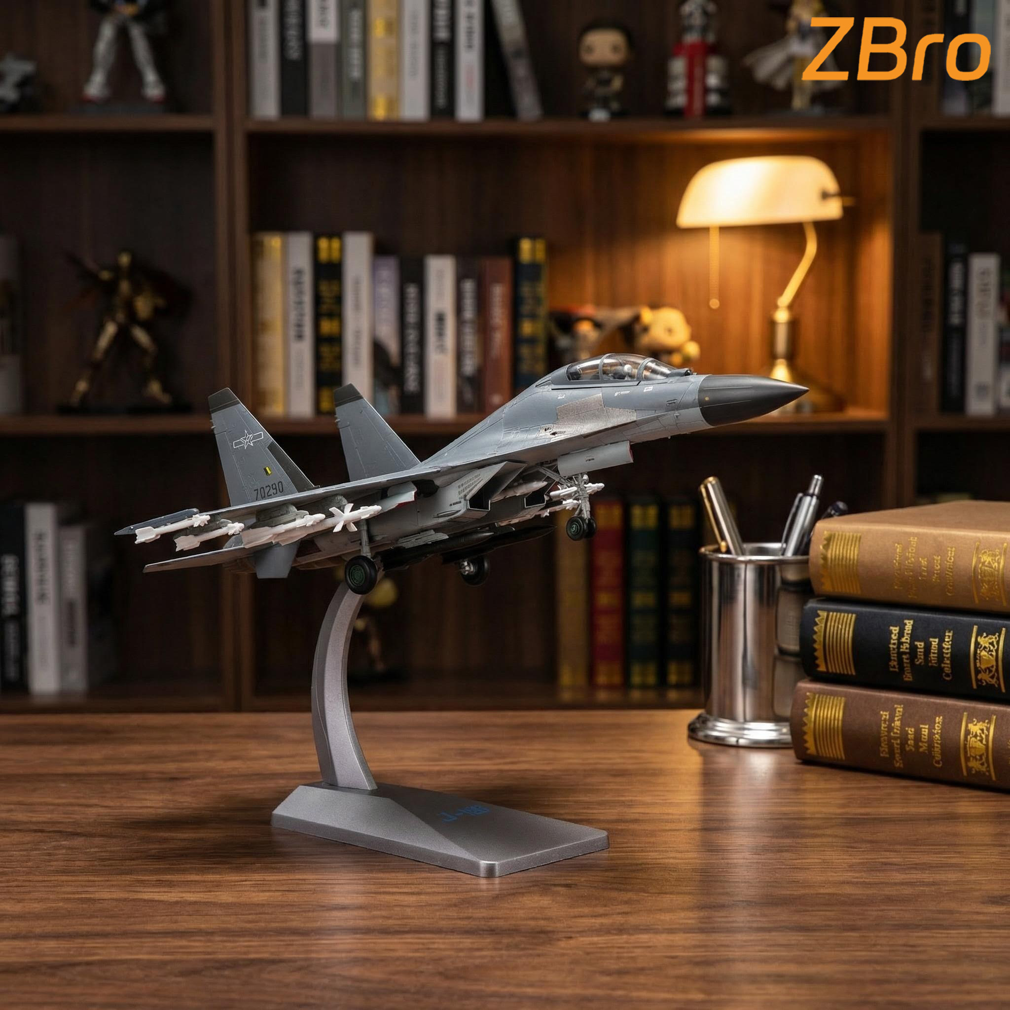 ZBRO 1:72歼16合金战斗机飞机模型J16歼击轰炸机仿真军事摆件纪念