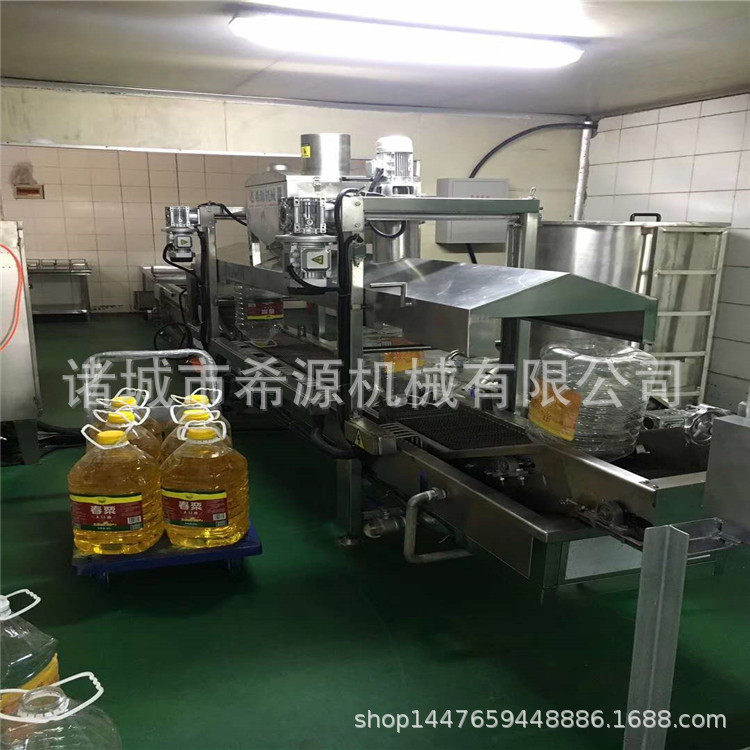 全自动煎饼果子脆皮油炸机 炸薄脆的设备 薄脆机模拟手工