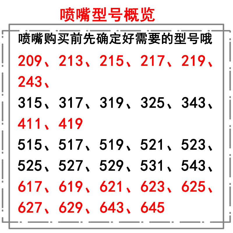 无气喷涂机配件腻子粉 乳胶漆喷嘴喷头喷枪枪嘴 喷嘴座鸭嘴高压管