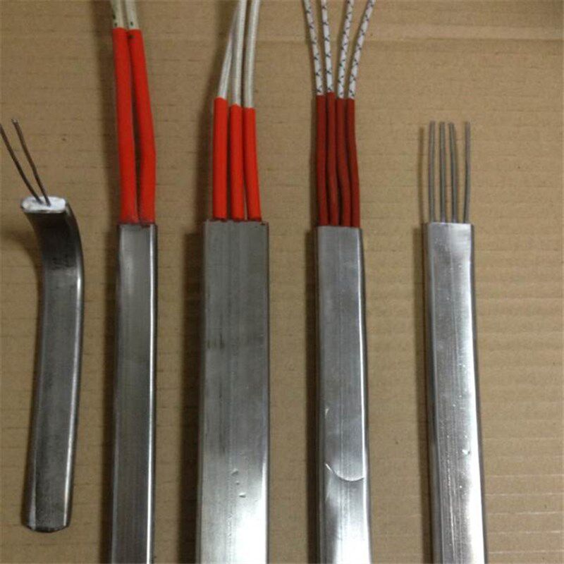 304高功率扁型发热管方形发热板发热条 模具用发热体条形单头出线