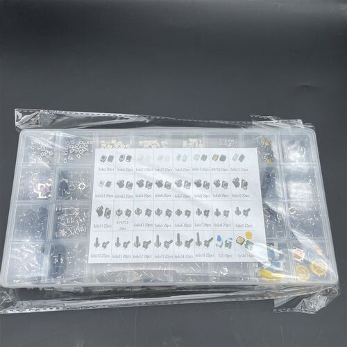 32种规格按键开关混合汽车遥控轻触按钮开关套件包盒贴片 620PCS
