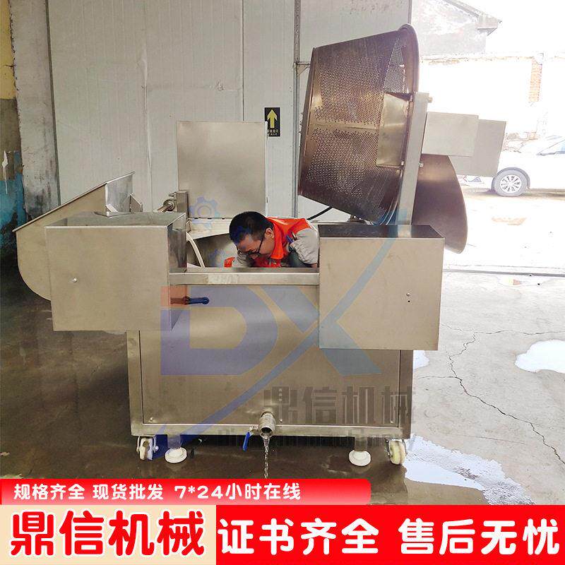 豆腐片油炸锅 小龙虾连续油炸设备 薯条油炸机 青豆食品油炸线