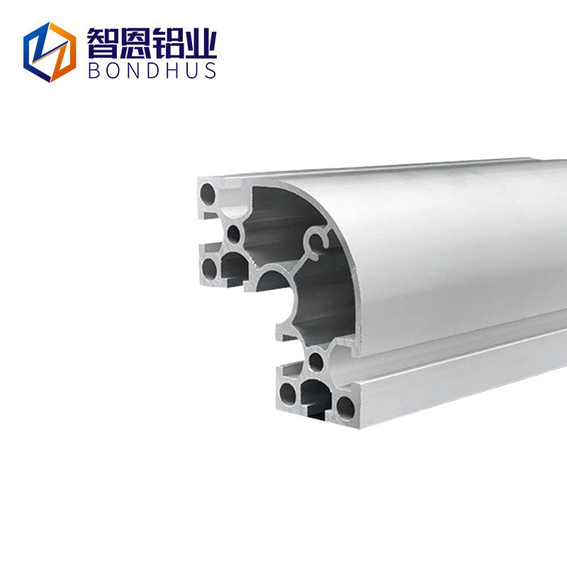 智恩国标8840工业铝合金型材8840铝型材流水线半圆弧形铝8840r