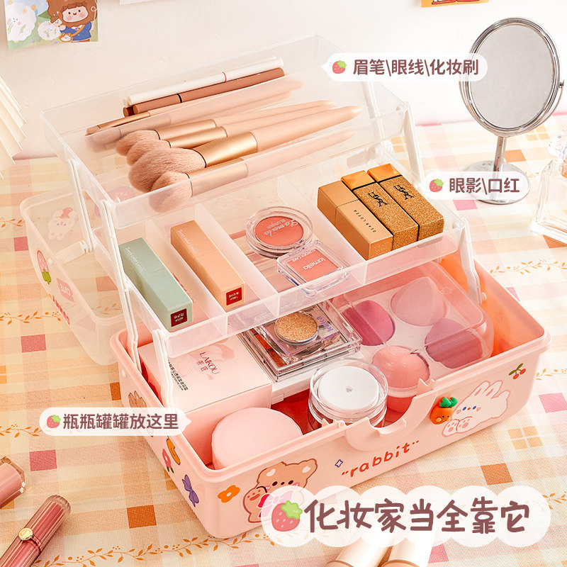 美术生工具箱专用画画具收纳盒绘画箱小学生颜料国画材料水粉颜料