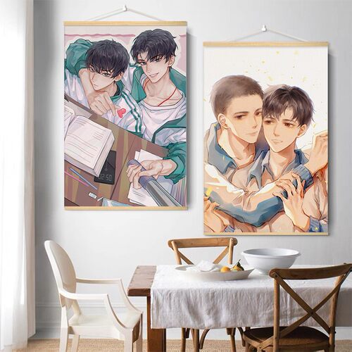 伪装学渣贺朝谢俞动漫定制挂画装饰画卷轴撒野巫哲周边蒋丞顾飞