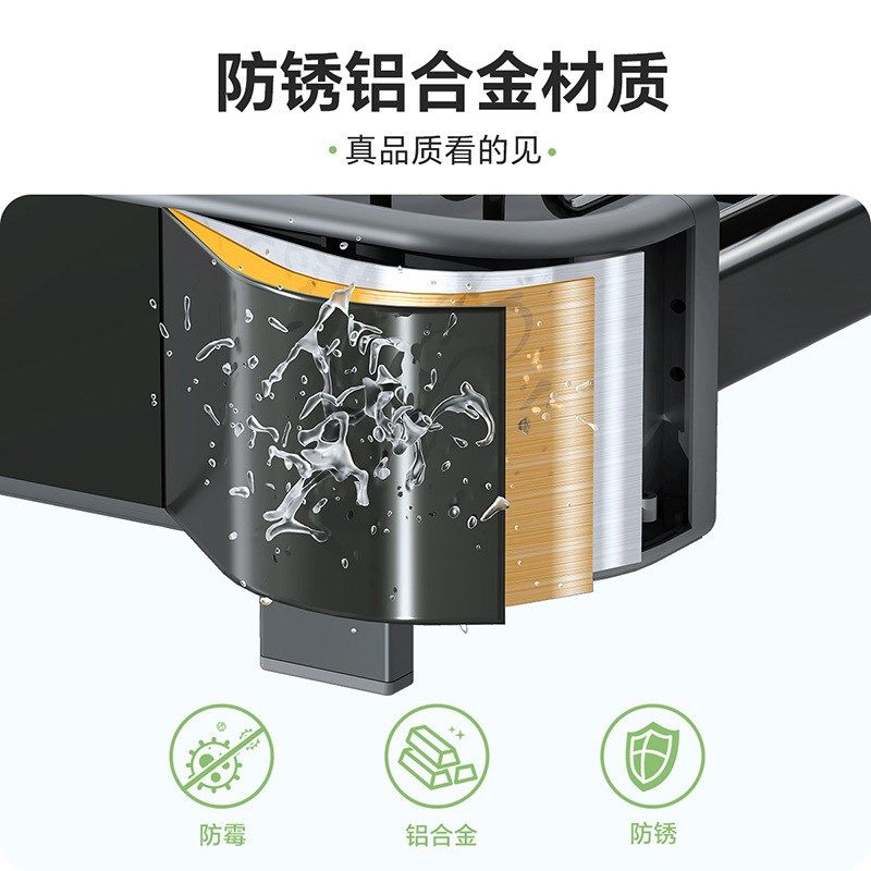 铝合金碗碟杯子沥水架厨房台面可伸缩水槽置物架餐具筷勺收纳架子