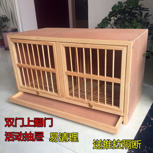 不锈钢实木地板鸽子笼 养殖笼配对鸽笼 康飞鸽具专用