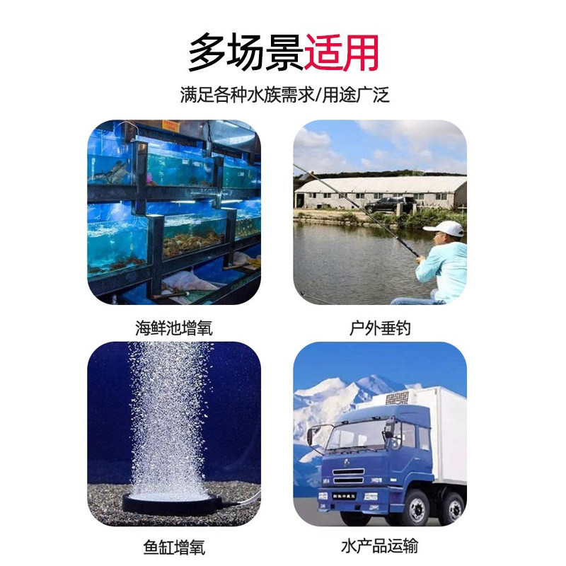 博特纳米气盘石气泡石鱼缸增氧头超静音家用雾化超细氧气泵打氧器