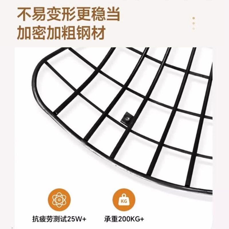 蛋壳摇摇椅晒太阳躺椅成人可睡觉懒人沙发椅阳台网红家用休闲椅子