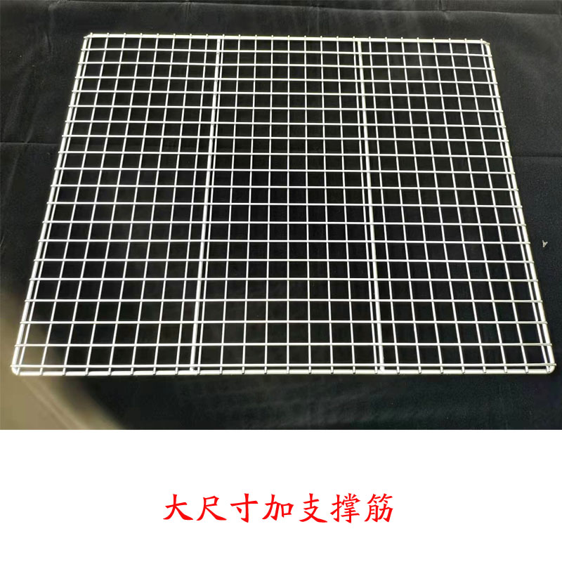 烧烤网格 304不锈钢 加粗商用长方形烤网 直线焊接网 沥油蒸煮网