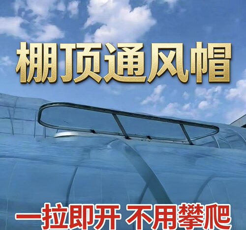 【批发】大棚上放风口 大棚天窗专为各类冷棚设计的顶部放风窗