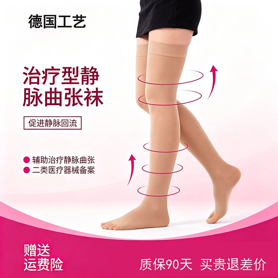 治疗型医用静脉曲张弹力袜裤袜二护具（器械）