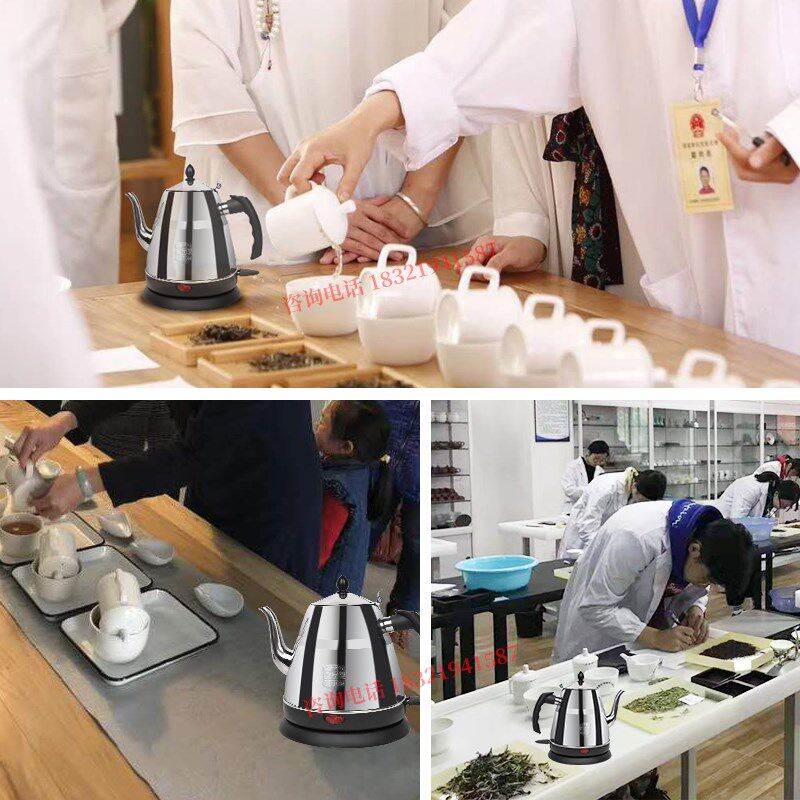茶叶QS审评电茶壶1.5L防干烧评审即热式长嘴电热泡茶壶加热烧水壶