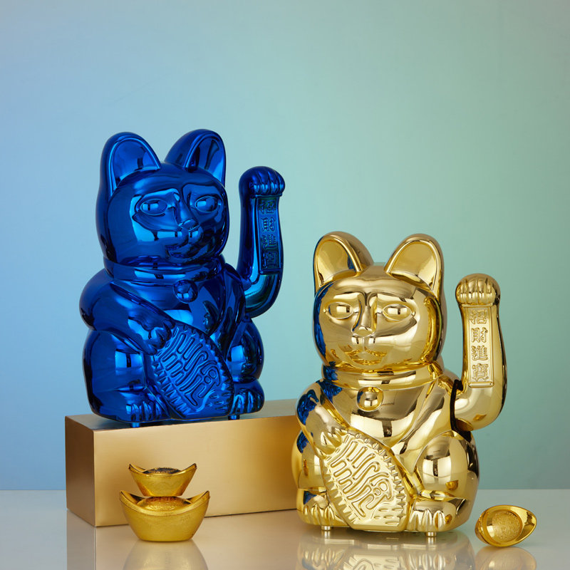 招财猫自动招手摆件收银柜台开业生意兴隆家居客厅装饰品发财猫礼