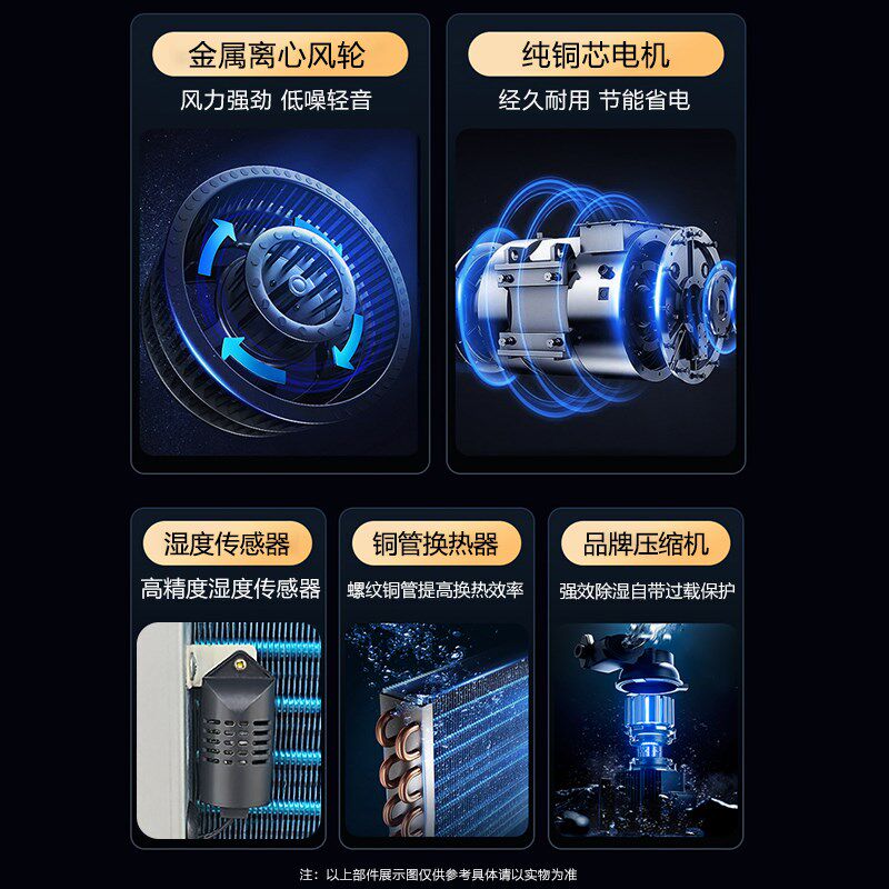 绿岛风80/100升工业强力除湿机大功率地下室酒店医院工厂仓库专用