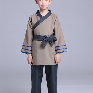 武松打虎演出服话剧水浒传再上景阳冈戏服幼儿园六一儿童表演服装