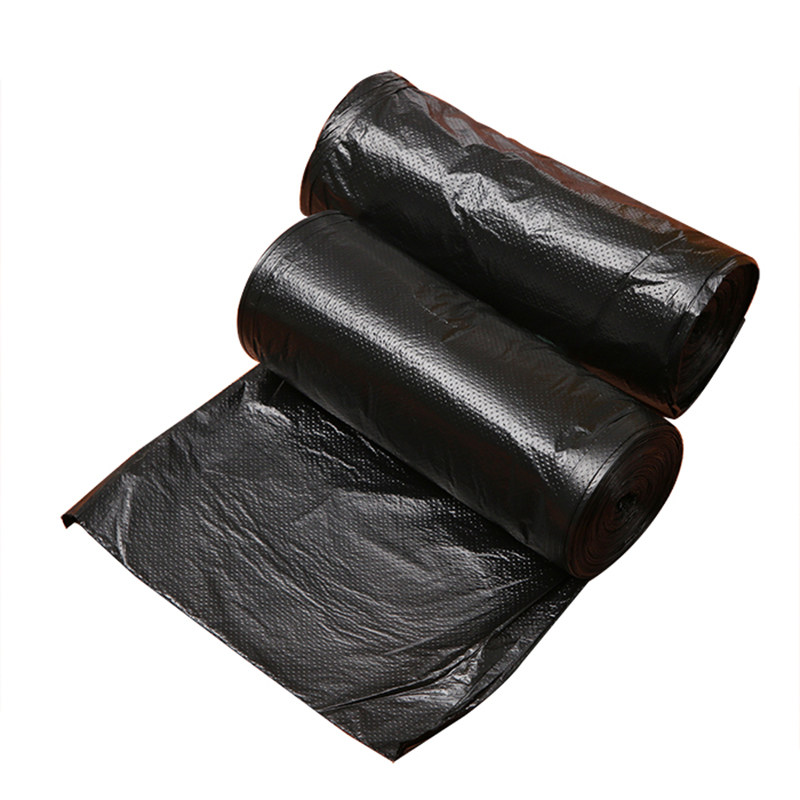 加厚黑色小号垃圾袋中号卷装塑料袋商用平口袋保洁收纳袋家用包邮