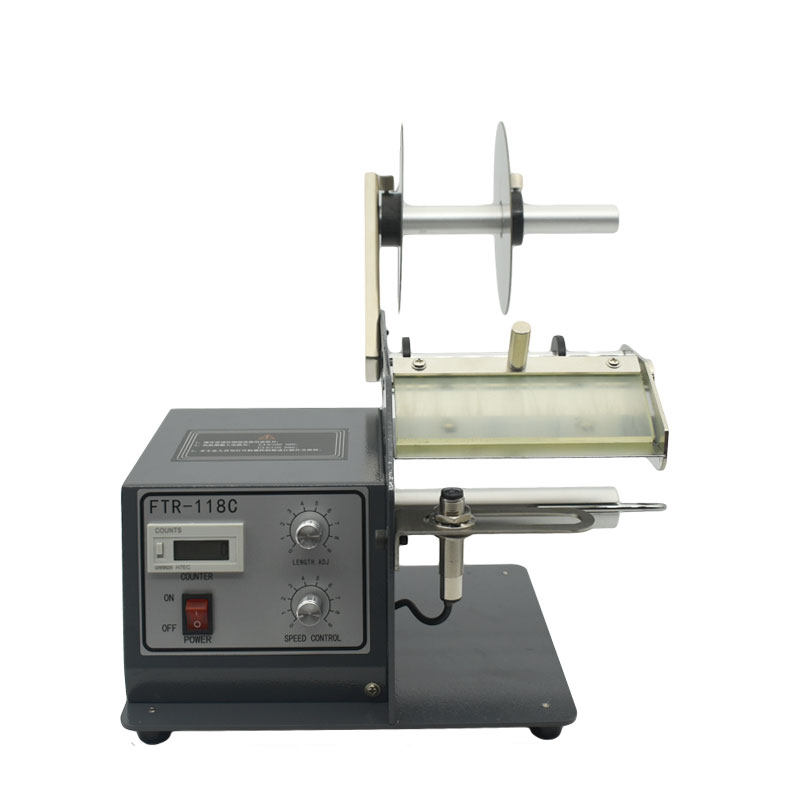 FTR-118C全自动标签剥离机条码不干胶标签分离器透明光纤撕剥标机