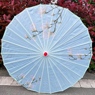 古风汉服拍照流苏伞舞蹈跳舞演出道具伞古典工艺伞中国风装饰油纸