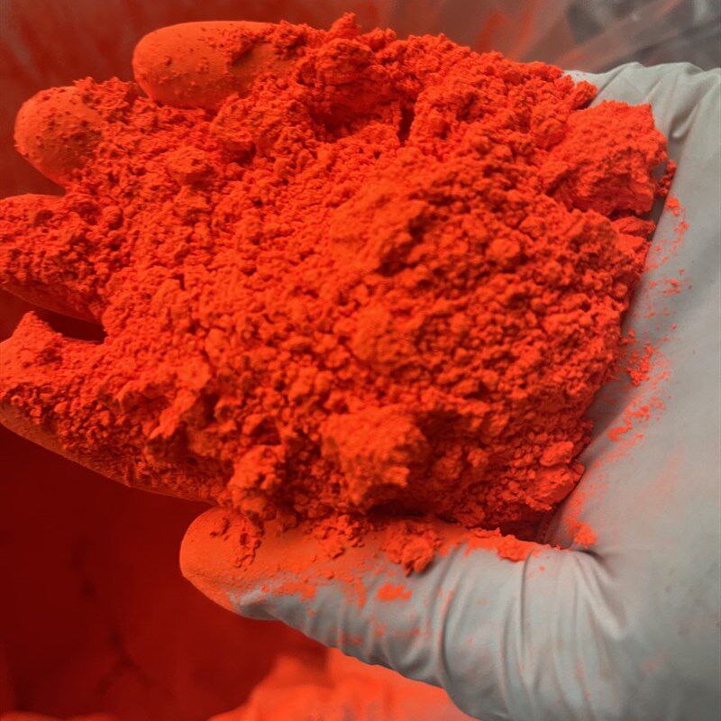 萤光桔红色粉颜料 橡胶塑料着色剂 油墨色粉