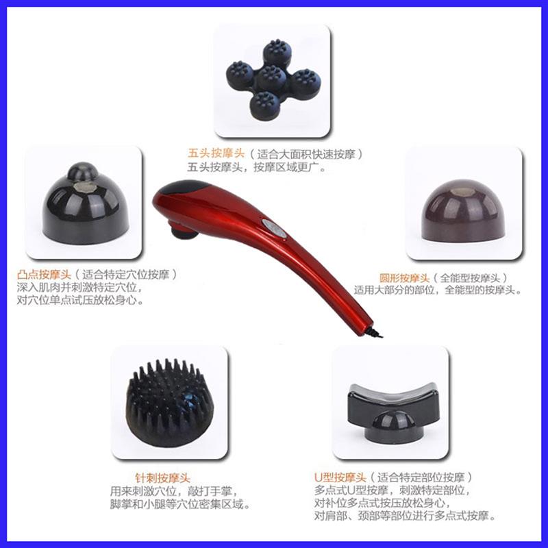 按摩器颈椎仪多功能全身手持式肩颈腿部腰部背部电动锤海豚振动棒