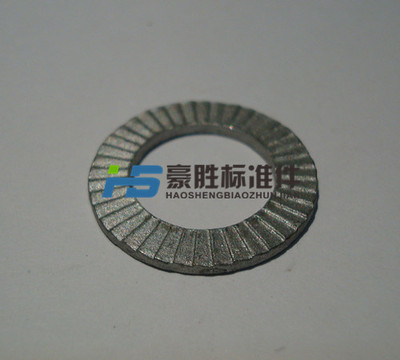 防松锁紧圈/洛帝牢独创垫圈 镀达克罗 DIN 25201 双叠自锁垫圈