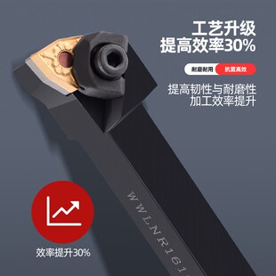 数控车刀机夹桃型车床刀具WWLNR/WWLNL粗车复合式95度外圆车刀杆