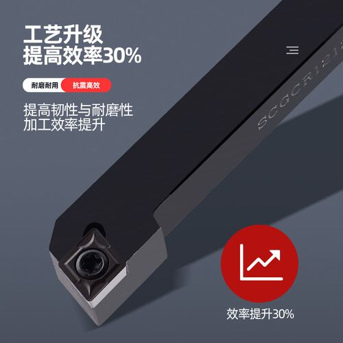 数控车刀杆91度螺钉式外圆刀SCGCR/SCGCL1212/1616/2020/2525M09