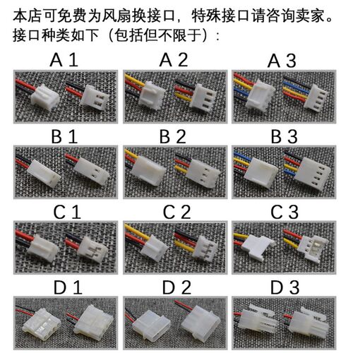 8025 8CM/厘米 5V 12V 24V 48V 机箱 机柜 KTV功放音响散热风扇