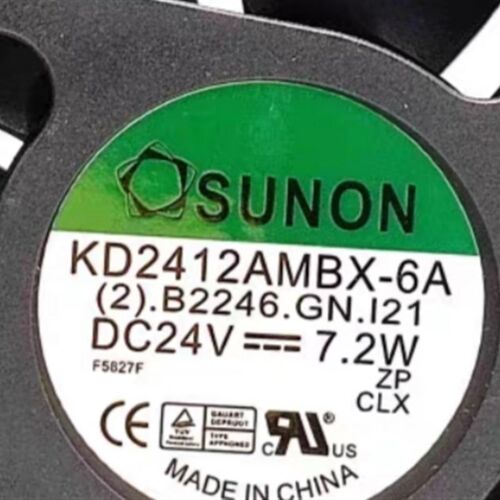SUNON建准 KD2412AMBX-6A DC24V 7.2W 12CM 12038变频器散热风扇