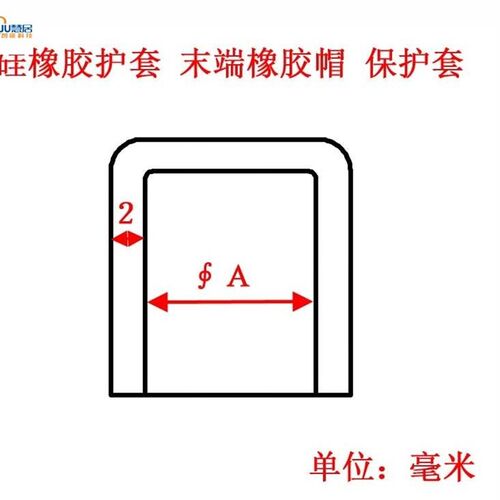 硅胶帽封头管帽盖堵帽堵盖堵塞头水管橡胶帽20 25 32 40 50 63 70
