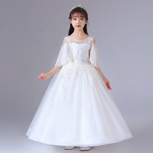 2026新款女童礼服夏装连衣裙儿童钢琴演出女孩公主裙童装裙子小公