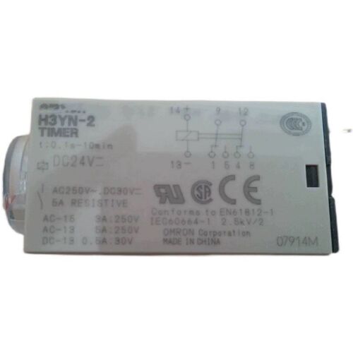 时间继电器H3YN-2 21 DC24V H3YN-4 AC220V 10秒分可调定时