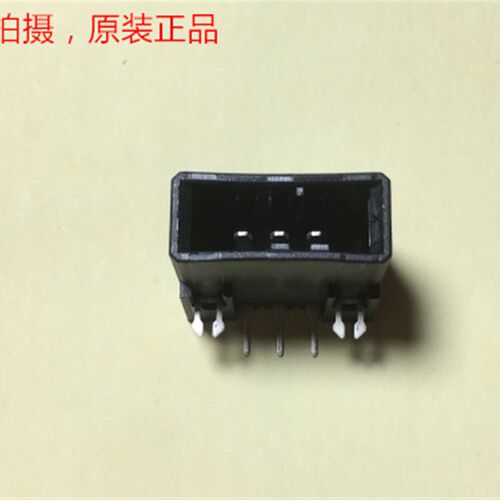 AMP D3100 3针弯脚座1-178293-2 镀金X卡槽 原装正品