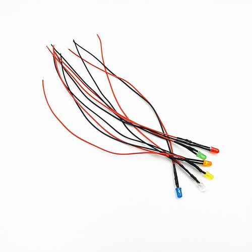 F5发光二极管 12V24伏220V超高亮聚光5MMLED指示灯装饰灯招牌灯