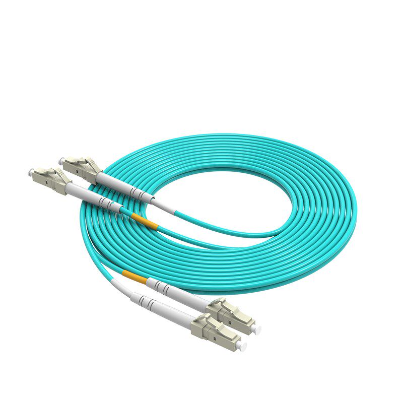 电信级lc-lc多模万兆光纤跳线LC-LC3米双芯跳纤OM3光纤线机房数据