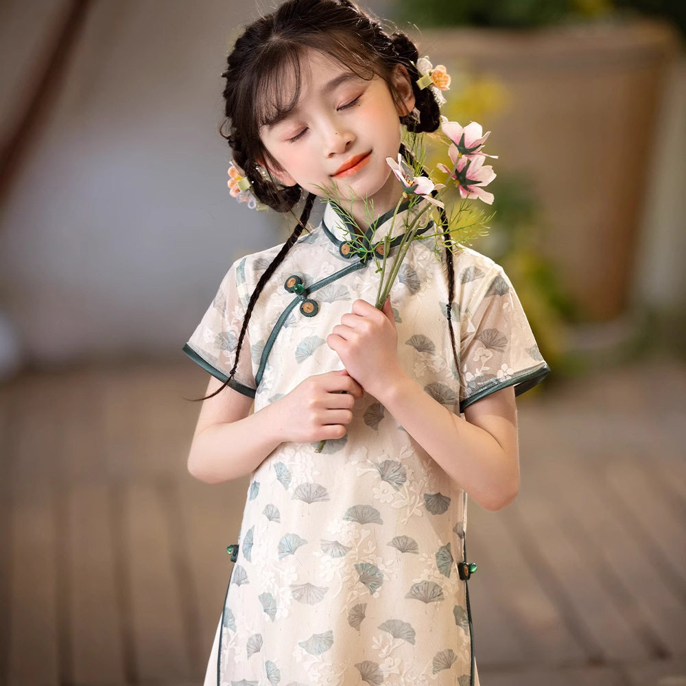 2026新款女童夏季改良旗袍女旗袍