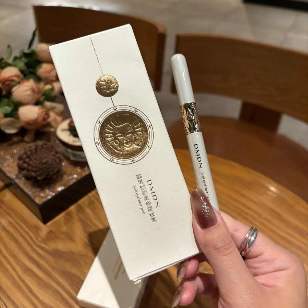 DMDN御笔倾颜柔畅眼线笔防水防汗不易晕染掉色学生新手易卸妆罗桃