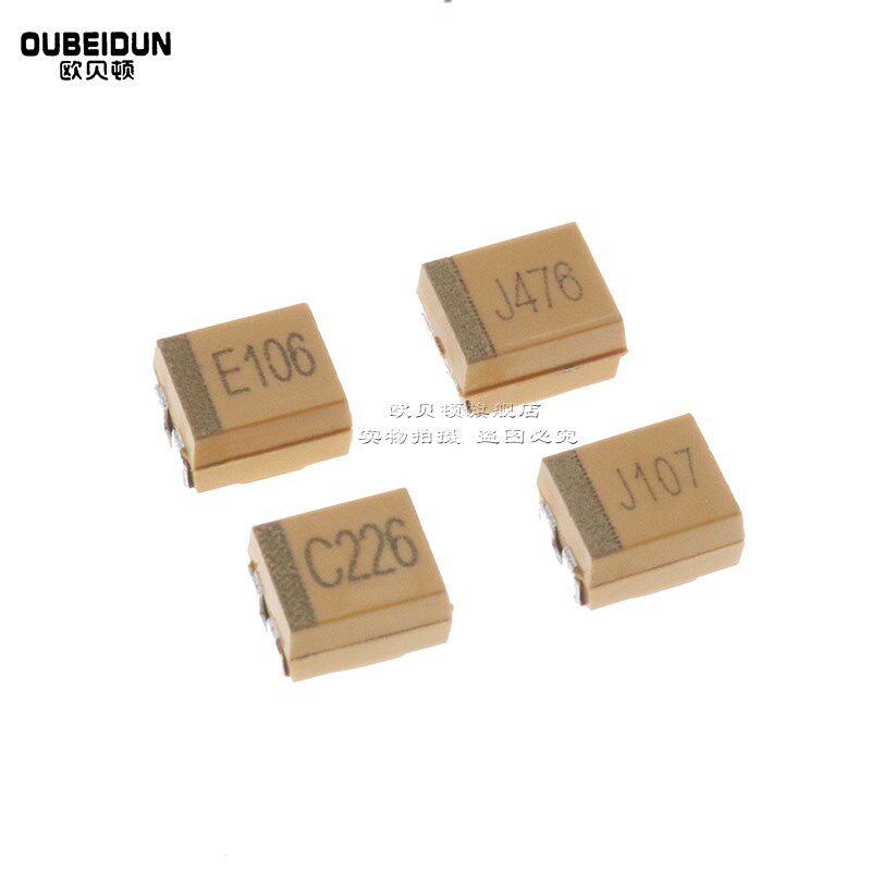 3528贴片钽电容B型 47uF(476) 20% 16V CA45-B016M476T C476