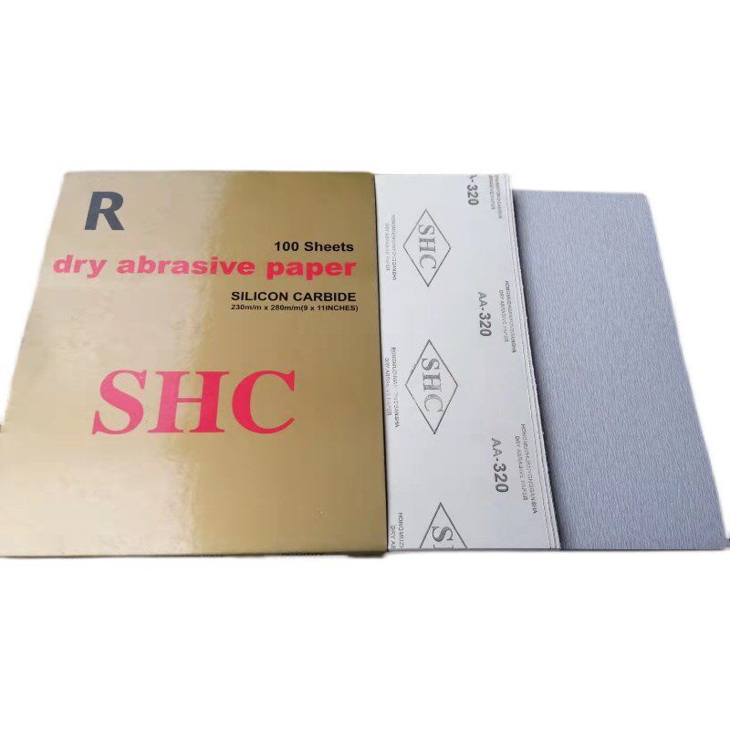 SHC白砂纸干磨砂纸韩国进口砂纸红木梨木磨油漆打磨砂纸120-600号