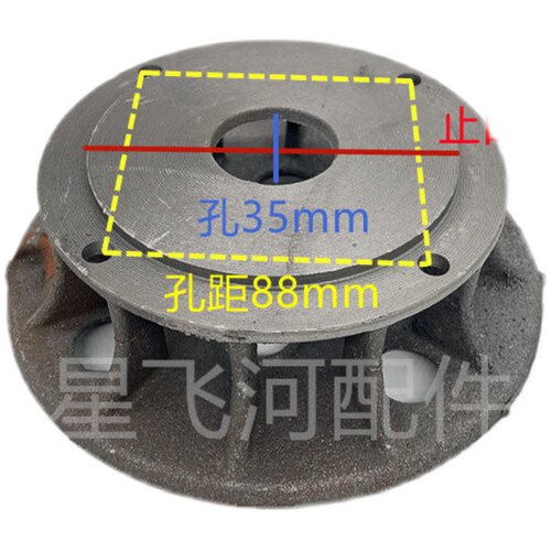0:10:14 无堵塞污水泵底座750W1.5KW2KW 3KW4kw水泵铸铁底座滤网