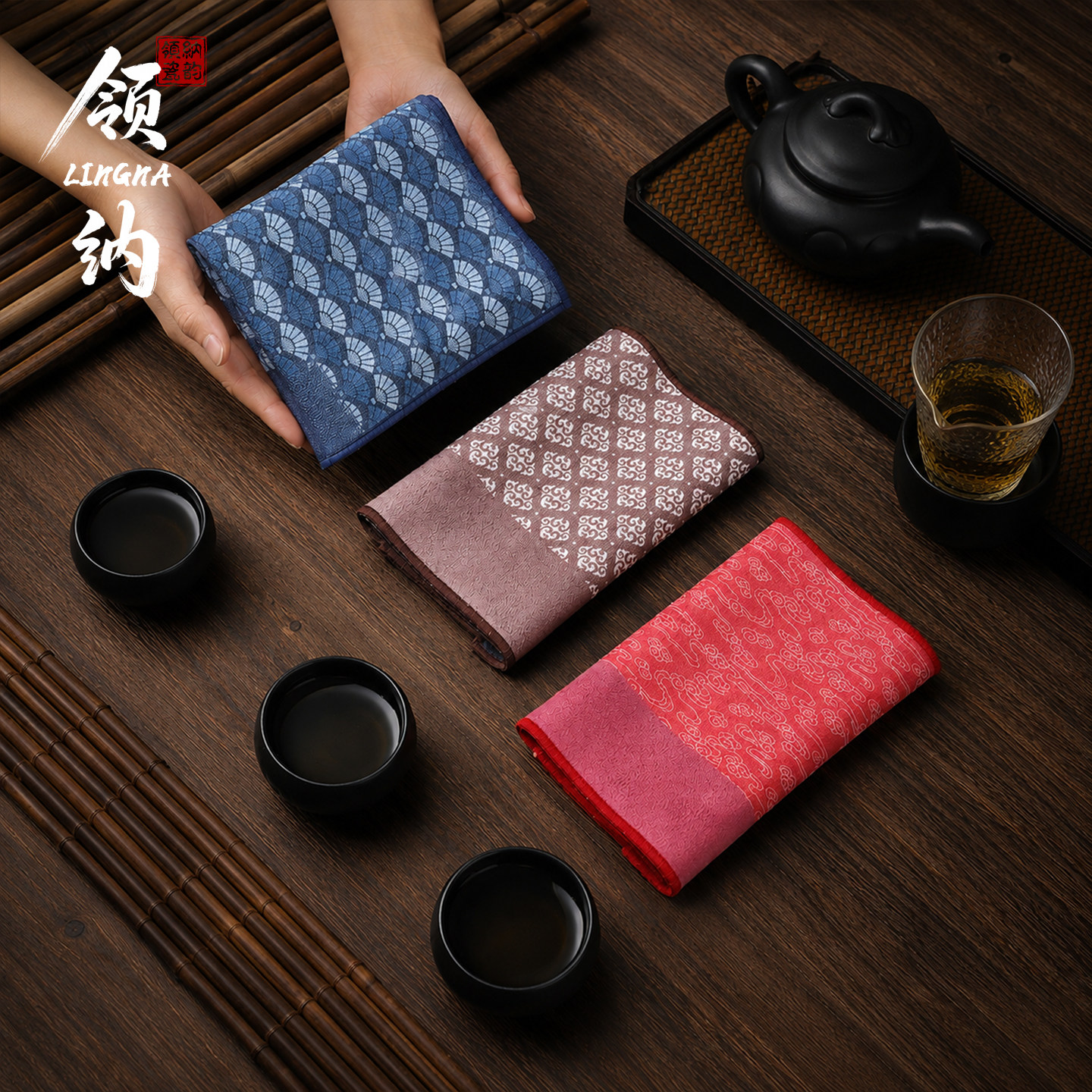 丝绒茶巾茶桌专用毛巾吸水性好茶巾干茶巾布吸水茶巾轻奢高级感